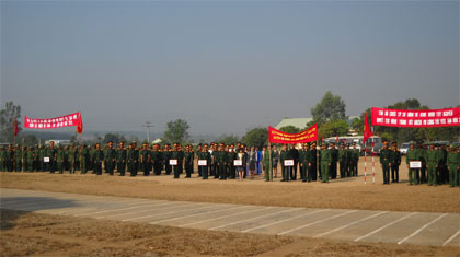 Lễ ra quân làm công tác dân vận của LLVT tỉnh năm 2010