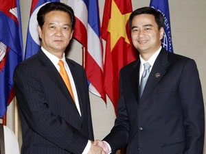 Hoạt động của Thủ tướng Nguyễn Tấn Dũng bên lề Hội nghị cấp cao Ủy hội sông Mê Công quốc tế