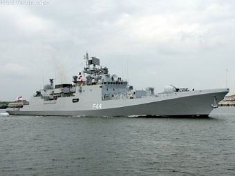 Hải quân Ấn Độ tiếp nhận khinh hạm tàng hình nội địa đầu tiên