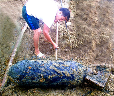 Phát hiện, xử lý an toàn quả bom lớn