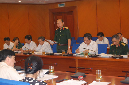 Kiểm tra công tác giáo dục quốc phòng tại Bộ Tài chính và Học viện Tài chính