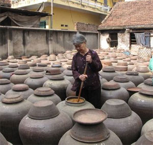 Hũ tương của mẹ