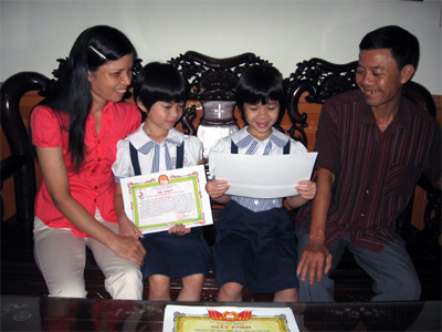 Thư khen đầu năm học