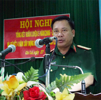 Quân khu 5: Tổng kết 5 năm công tác huấn luyện