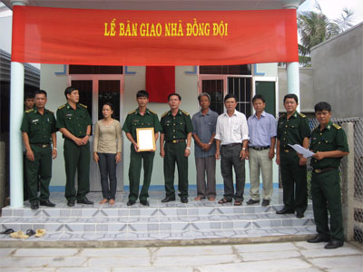 Xây dựng 37 căn nhà tặng các đối tượng chính sách