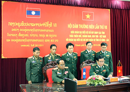 Tăng cường hoạt động phối hợp quản lý bảo vệ biên giới