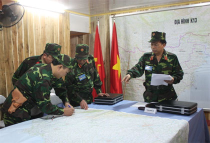 Diễn tập đạt kết quả cao, gắn với xử lý tình huống thực tế