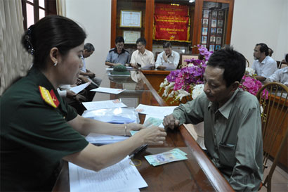 Phấn đấu trong quý II-2012 sẽ xét duyệt hồ sơ chi trả chế độ theo Quyết định 62