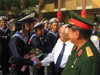 Hăng hái lên đường làm nhiệm vụ nơi đảo xa