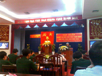 Khai mạc lớp tập huấn báo cáo viên khu vực phía Nam năm 2011