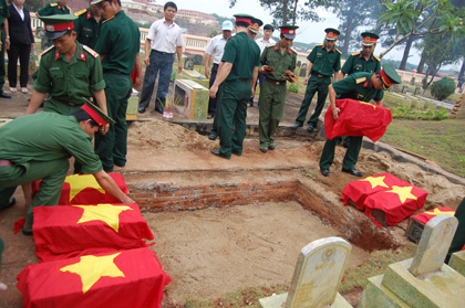 Quy tập thêm 8 vị trí có hài cốt liệt sĩ