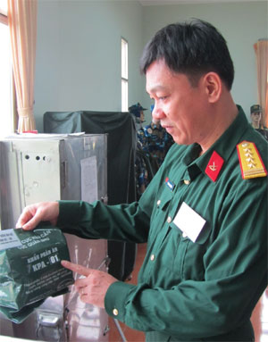Khẩu phần ăn cho bộ đội tác chiến đặc biệt