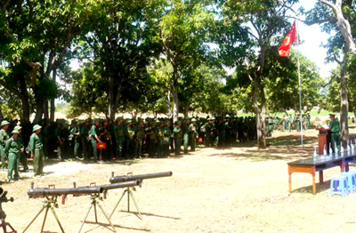 Diễn tập khu vực phòng thủ tỉnh năm 2011