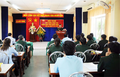 Hội nghị tập huấn công tác pháp chế toàn quân năm 2011