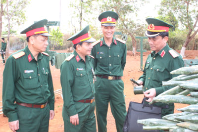 Kiểm tra công tác chuẩn bị huấn luyện năm 2012 tại Bộ CHQS tỉnh Đăk Lăk