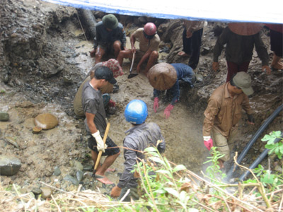 Báo động từ bãi khai thác vàng Nậm Mộ