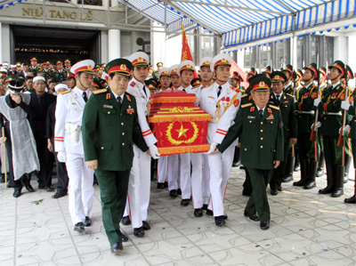 Tổ chức trọng thể lễ tang Thượng tướng Nguyễn Khắc Nghiên