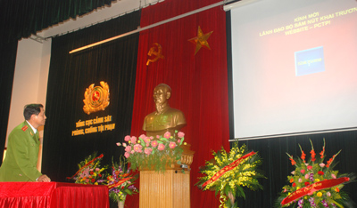 Khai trương Trang thông tin điện tử về Phòng, chống tội phạm