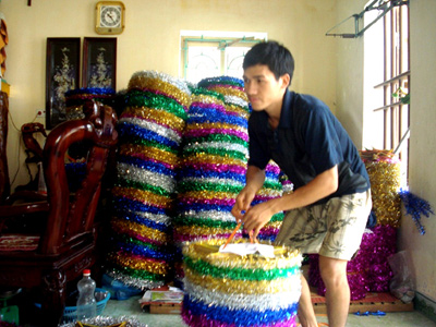 Rộn ràng… “làng đèn sao”