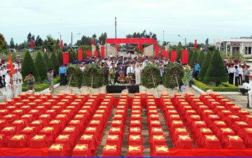 Hồi hương hơn 3.000 hài cốt liệt sĩ hy sinh tại Lào và Campuchia 