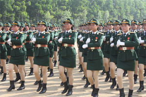 Phụ nữ quân đội yêu nước, đoàn kết, sáng tạo, trung hậu, đảm đang