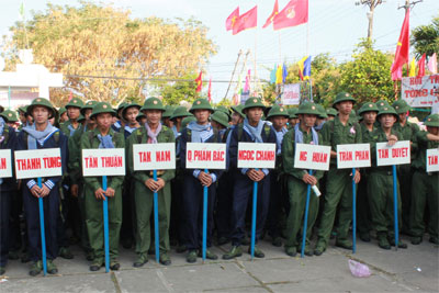 100% chiến sĩ mới viết đơn tình nguyện nhập ngũ