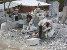 Gian nan nghề “đá chẻ”