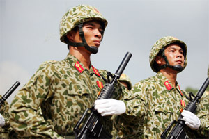 Tiếp nhận đưa vào huấn luyện gần 20 chủng loại vũ khí, khí tài mới