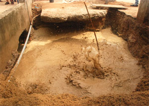 Sụt đất ở Mộ Đức -Quảng Ngãi