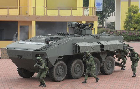 Singapore bắt đầu triển khai đơn vị APC Terrex đầu tiên