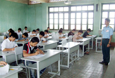 Hơn 75% thí sinh đã làm thủ tục dự thi đại học, cao đẳng các trường quân đội đợt 2