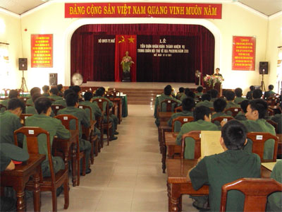 Hơn 50% quân nhân hoàn thành nghĩa vụ được kết nạp vào Đảng