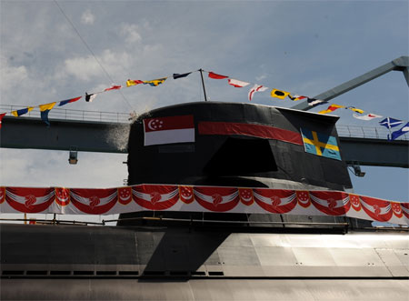 Hải quân Singapore tiếp nhận tàu ngầm mới lớp Archer