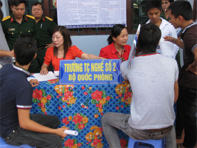 Vĩnh Phúc: Hướng nghiệp, giải quyết việc làm cho bộ đội xuất ngũ