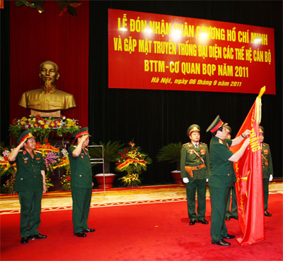 Bộ Tổng tham mưu đón nhận Huân chương Hồ Chí Minh