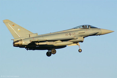 Đức đề nghị bán chiến đấu cơ Typhoon qua sử dụng cho Bulgaria