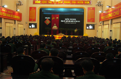 Phấn đấu các nội dung huấn luyện đạt trên 75%  khá, giỏi