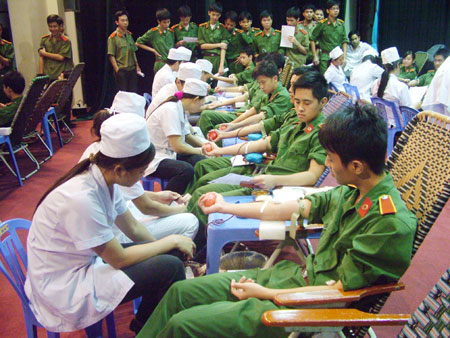 Tổ chức hiến máu nhân đạo