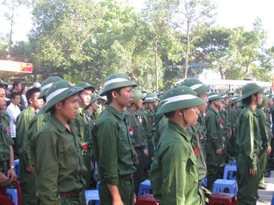 Bắc Kạn, Đà Nẵng tưng bừng ngày hội giao quân