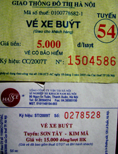 Nghịch lý cước phí xe buýt Hà Nội