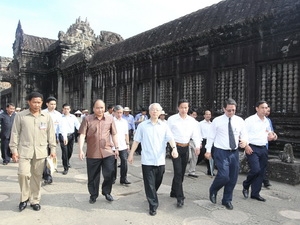 Tổng bí thư Nguyễn Phú Trọng kết thúc tốt đẹp chuyến thăm hữu nghị cấp Nhà nước Vương quốc Cam-pu-chia