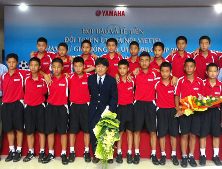 U13 Viettel tham dự giải Jubio Cup 2011 tại Nhật Bản