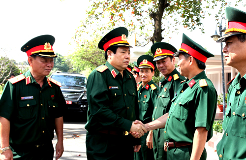 Nâng cao sức mạnh chiến đấu, chăm lo đời sống bộ đội