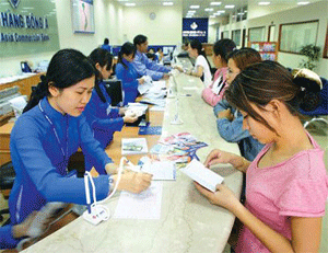 Lãi suất huy động VND có xu hướng tăng