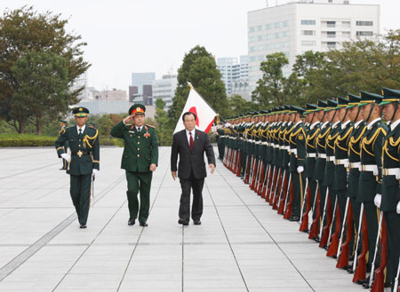 Hoạt động của Đại tướng Phùng Quang Thanh và đoàn đại biểu quân sự cấp cao Việt Nam tại Nhật Bản