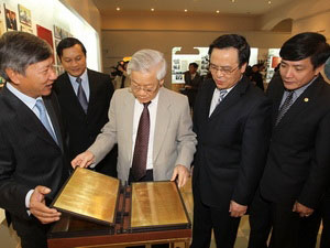 Tổng bí thư Nguyễn Phú Trọng làm việc với Ban Đối ngoại Trung ương