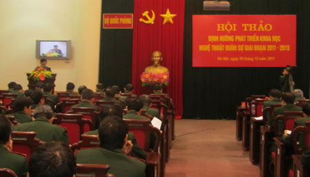 Định hướng nghiên cứu khoa học nghệ thuật quân sự giai đoạn 2011-2015