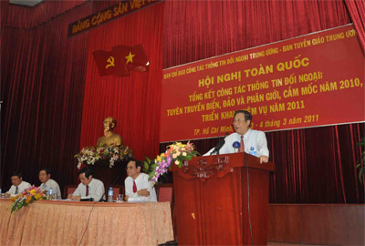 Tích cực đổi mới công tác thông tin đối ngoại, tuyên truyền biển đảo, phân giới cắm mốc