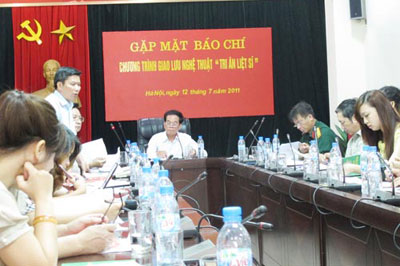 Tối 17-7: Giao lưu nghệ thuật “Tri ân liệt sĩ”