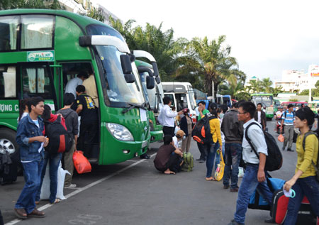 Chủ động đưa hết khách về quê vui Tết